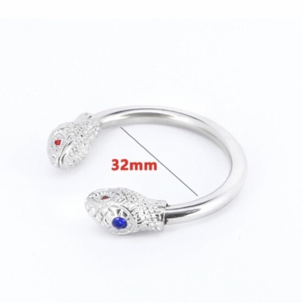Men’s Stainless Steel Snake glans ring - Picture 5 of 7